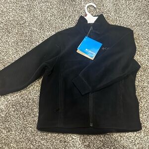 Boys Columbia Black Full-Zip Fleece Jacket